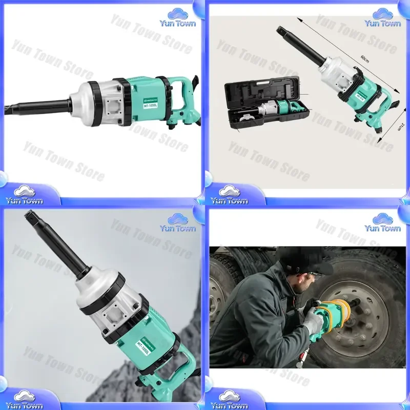 High-Torque Air-Powered Blaster Air Wrench for Automotive Repair Car Disassembly Tool Pneumatic Impact Wrench for Garage