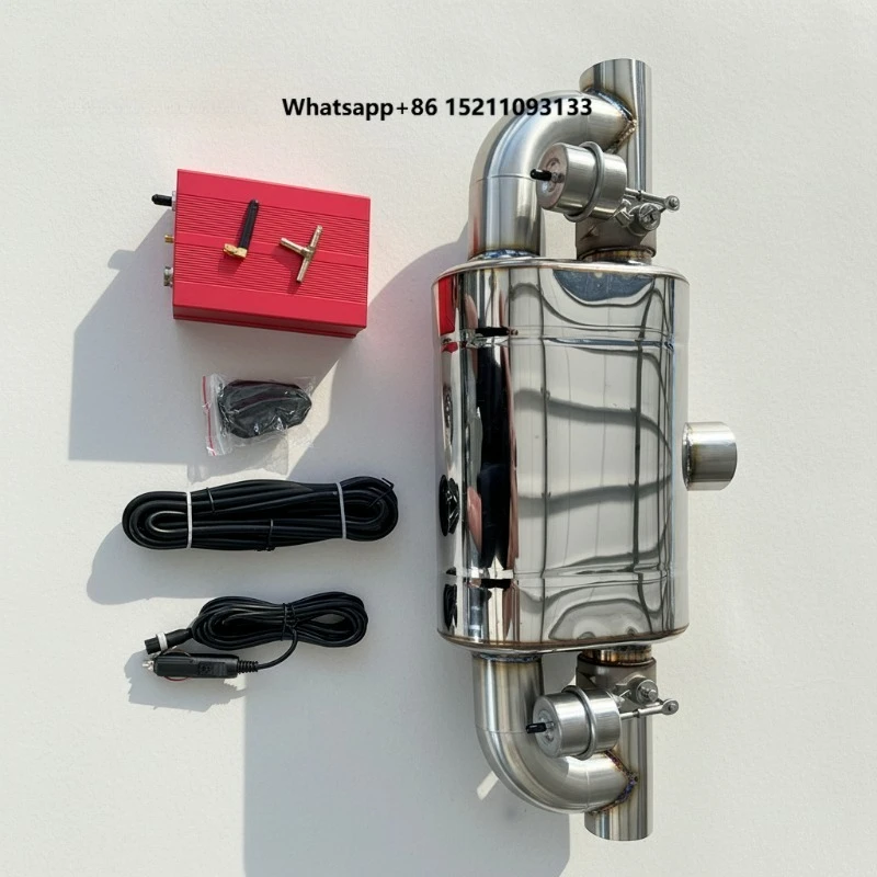 High Performance Stainless Steel Exhaust Muffler 2.5 Inch and 3 Inch Valvetronic Polished Cutout Valve with Remote Controller
