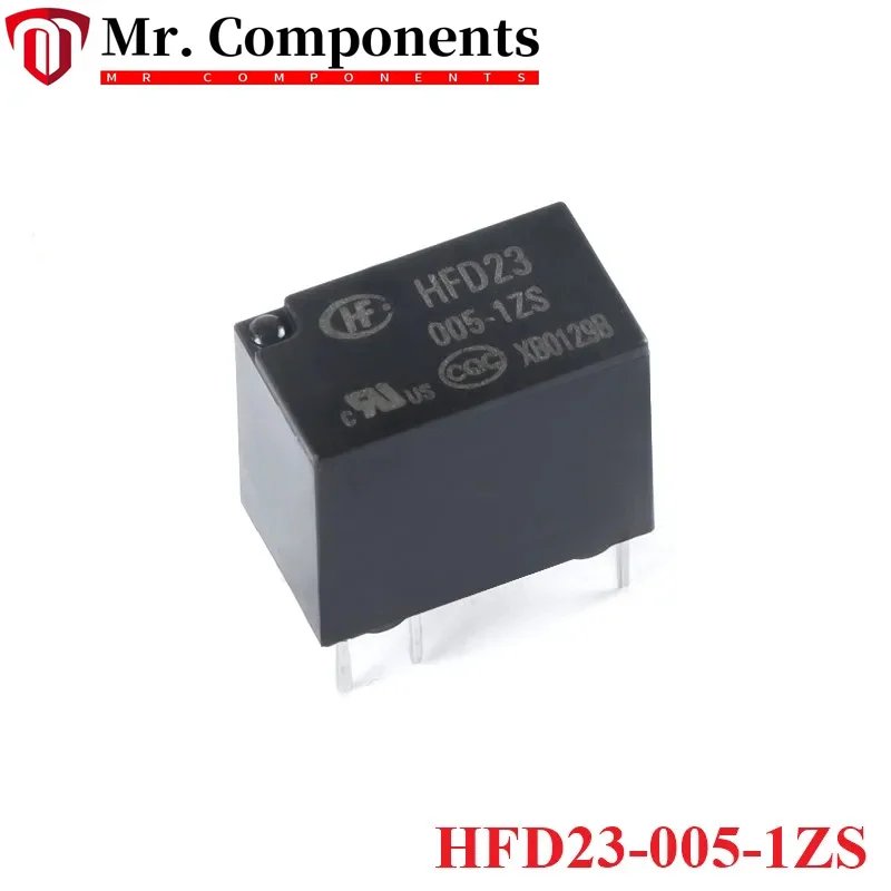 5PCS HFD23-005-1ZS HFD23-024-1ZS HFD23-012-1ZS DC 24V 12V 5V 6Pin Ultra Small Highly Sensitive Power Relais New Original Relays