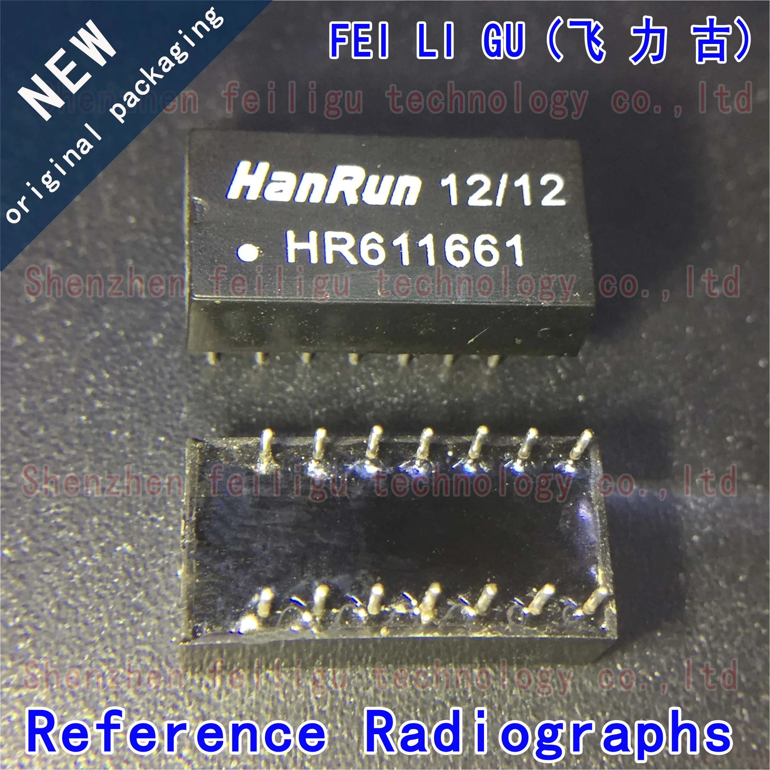 

1~100PCS 100% New original HR611661 package:DIP14-pin Ethernet network transformer module