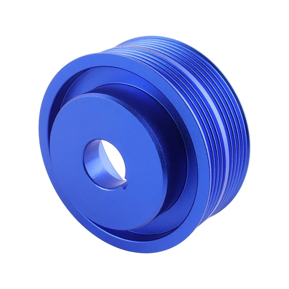 Racing Car Billet Aluminum Crankshaft Crank Pulley Fits For Subaru