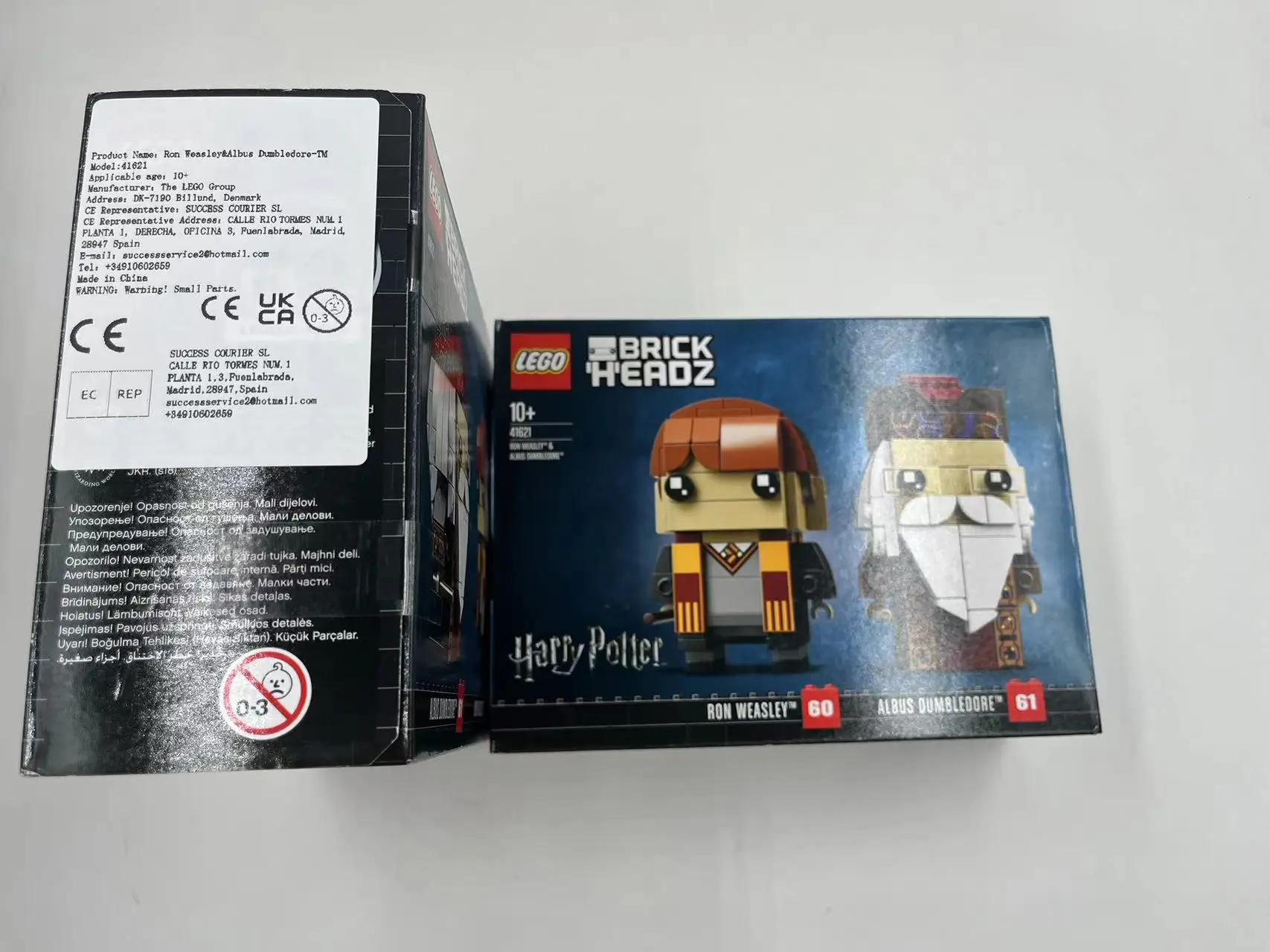 LEGO 41621 Limited Edition BrickHeadz Ron Weasley & Albus Dumbledore Building Kit 245 PCS 10+ years old