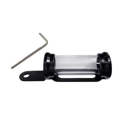 Hurcycles-Support de tube de disque de taxe en métal, support d'étiquette d'enregistrement, tube de placement de papier à intervalles de scooter, étanche, universel