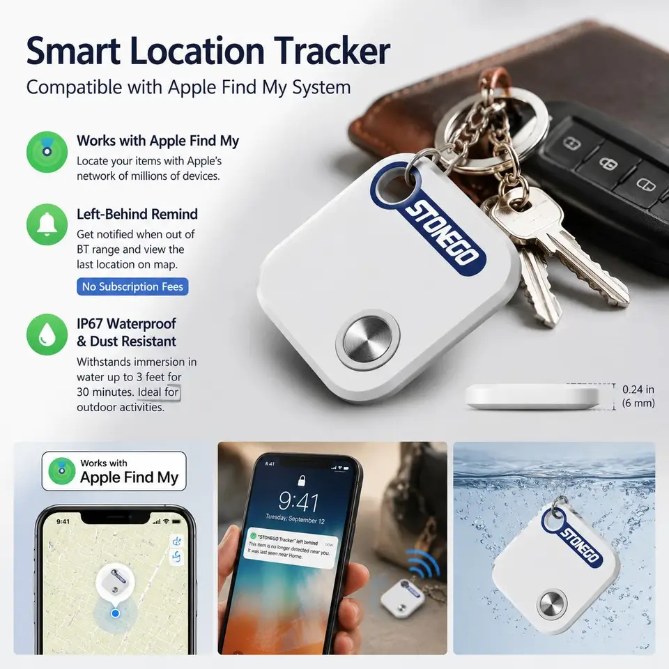 Smart Bluetooth Key Finder GPS Tracker for Pets
