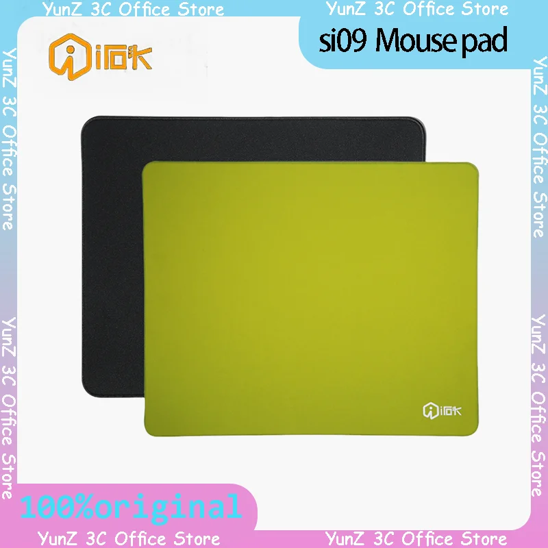 Irok Si09 Mouse Pad 99-Like 5mm Natural Rubber Mouse Pad With X-Soft Firmness Tacky Surface And Velvet Texture For Esports Gamin