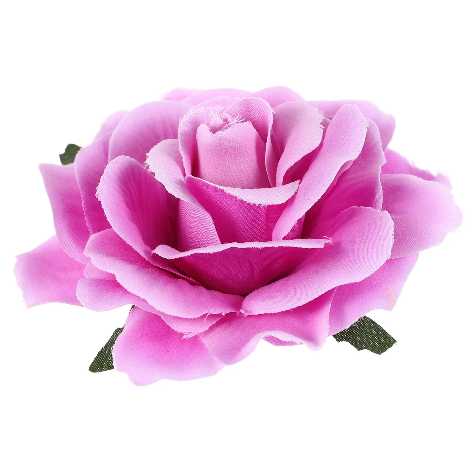 

Simulated Rose Corsage Hair Clip Brooch Pin Vintage Purple Cloth Lightweight Comfortable Wear DIY Headpiece for Women