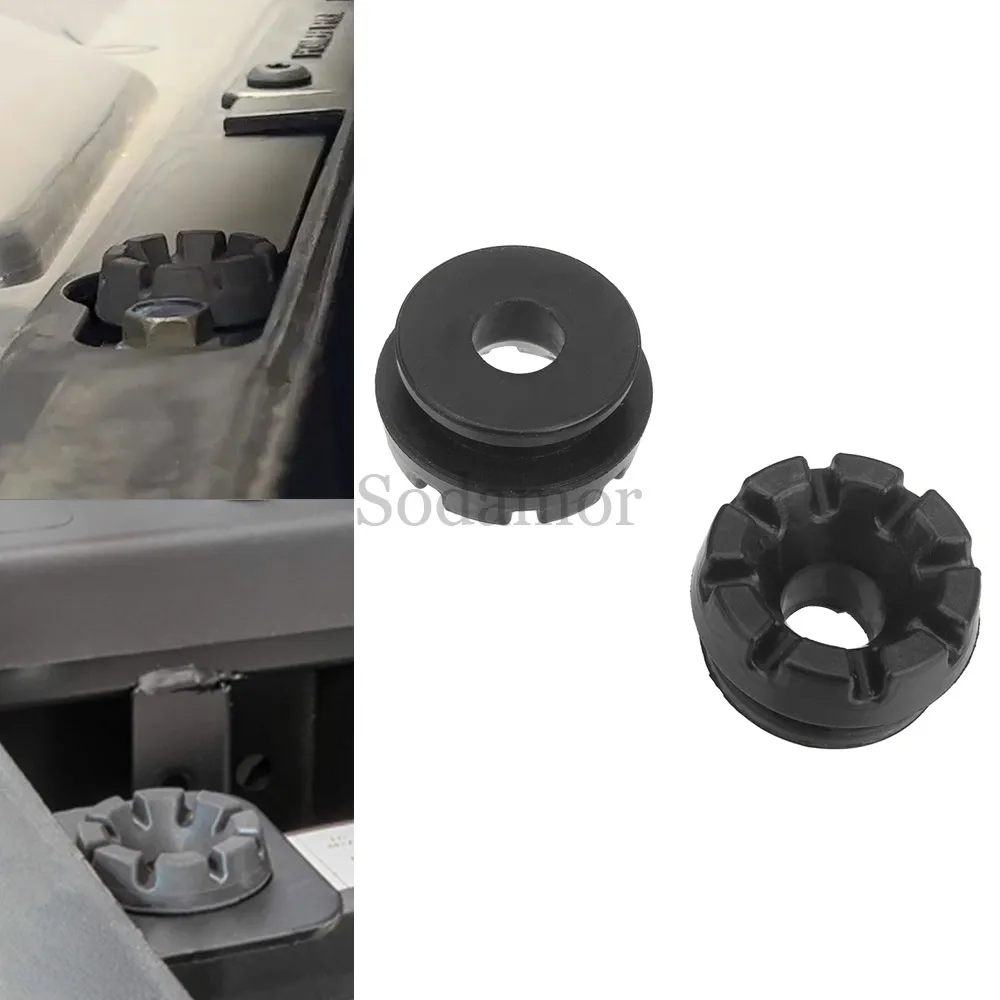 2PCS UTV Accessories Rubber Hood Latch Grommet For Polaris RZR Ranger ACE RS1 General Sportsman 325 570 800 900 1000 2008-2021