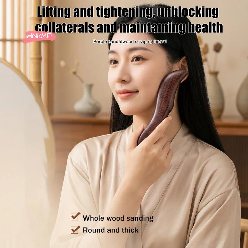 Wooden Gua Sha Therapy Tools - Lymphatic Drainage Massage Body Sculpting Shaping Wooden Tools for Relaxation And Body Care
