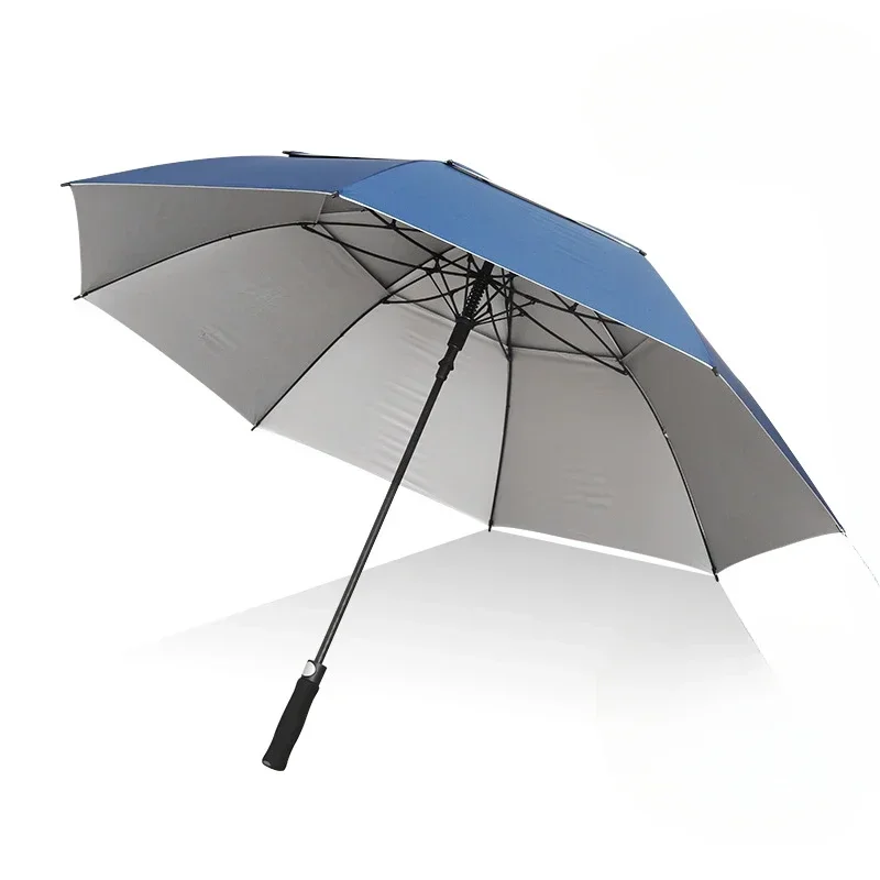 Double-Layer Oversized Thickened Breathable Windproof Rainshield Rain And Sunny Two-User Outdoor Sun Shade Golf Umbrella