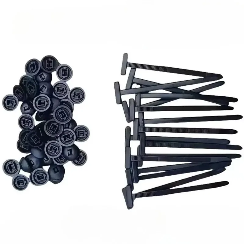 Self-locking Cable Ties Buckle Auto Parts Fastener Nylon Universal Cable Ties Multi-Purpose Plastic Mounting Tools for Vehicles