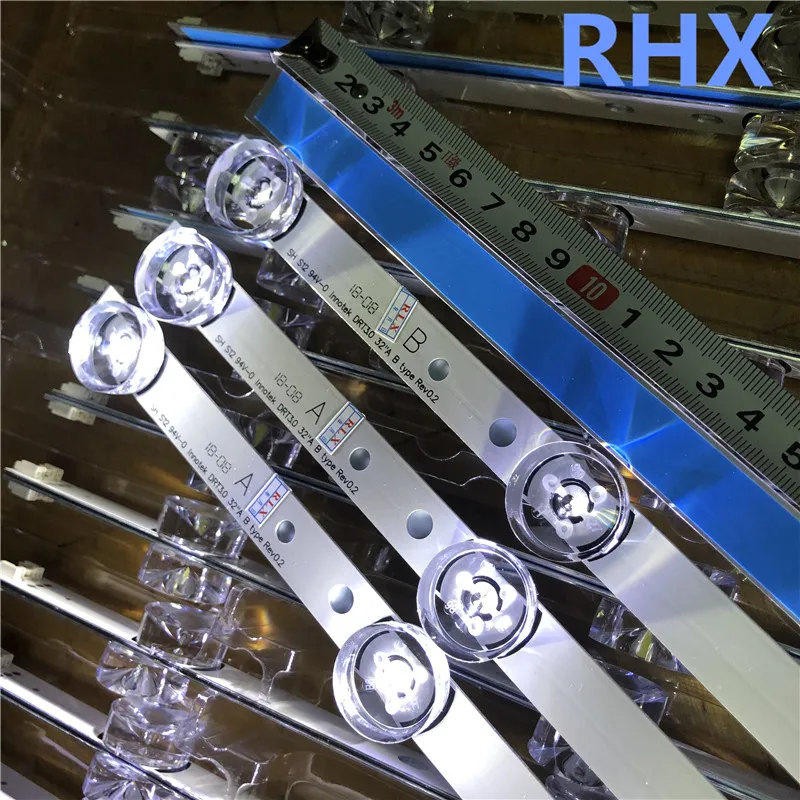 Barre de bande de rétroéclairage LED, compatible pour 32LB561V, UOT A, B, 32 pouces, DRT 590, 32 A, B, 6916l-2223A, 6916l-2224A, 3.0 Nouveau, 6LED,