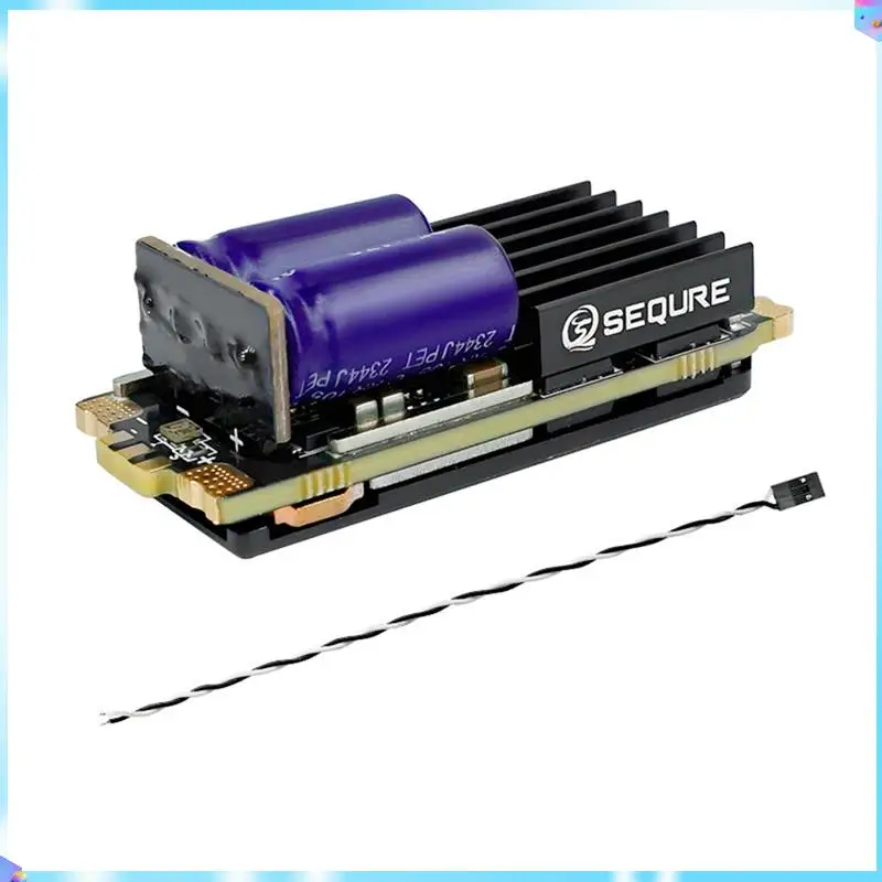 

N93R SEQURE 28120 Brushless Electric Speed Controller Black PCB For RC Car Models Racing Drone 2-8S 120A (Blheli-32)Firmware