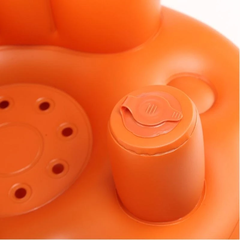 Portable Baby Learning for Seat Inflatable Bath Chair PVC Sofa Shower Stool for Playing Eating Bathing Lounging 15UB view 3