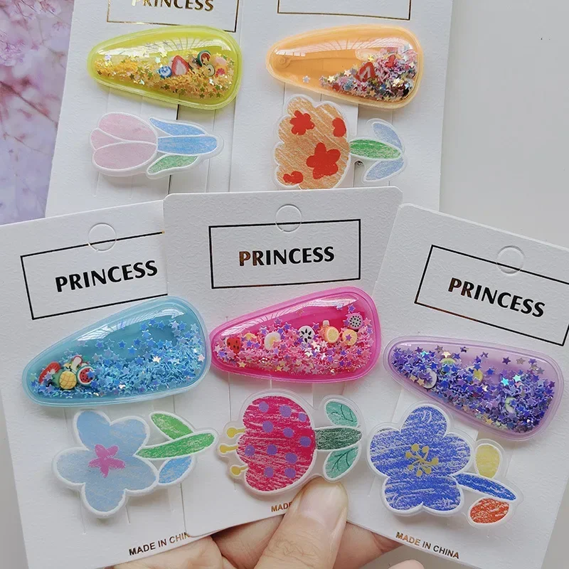 

Hot 2PC Sweetly Flower Hair Claw Side Clips for Women Girls Kids Child Hairpin Gift Hair Accessories Headwear Ornament