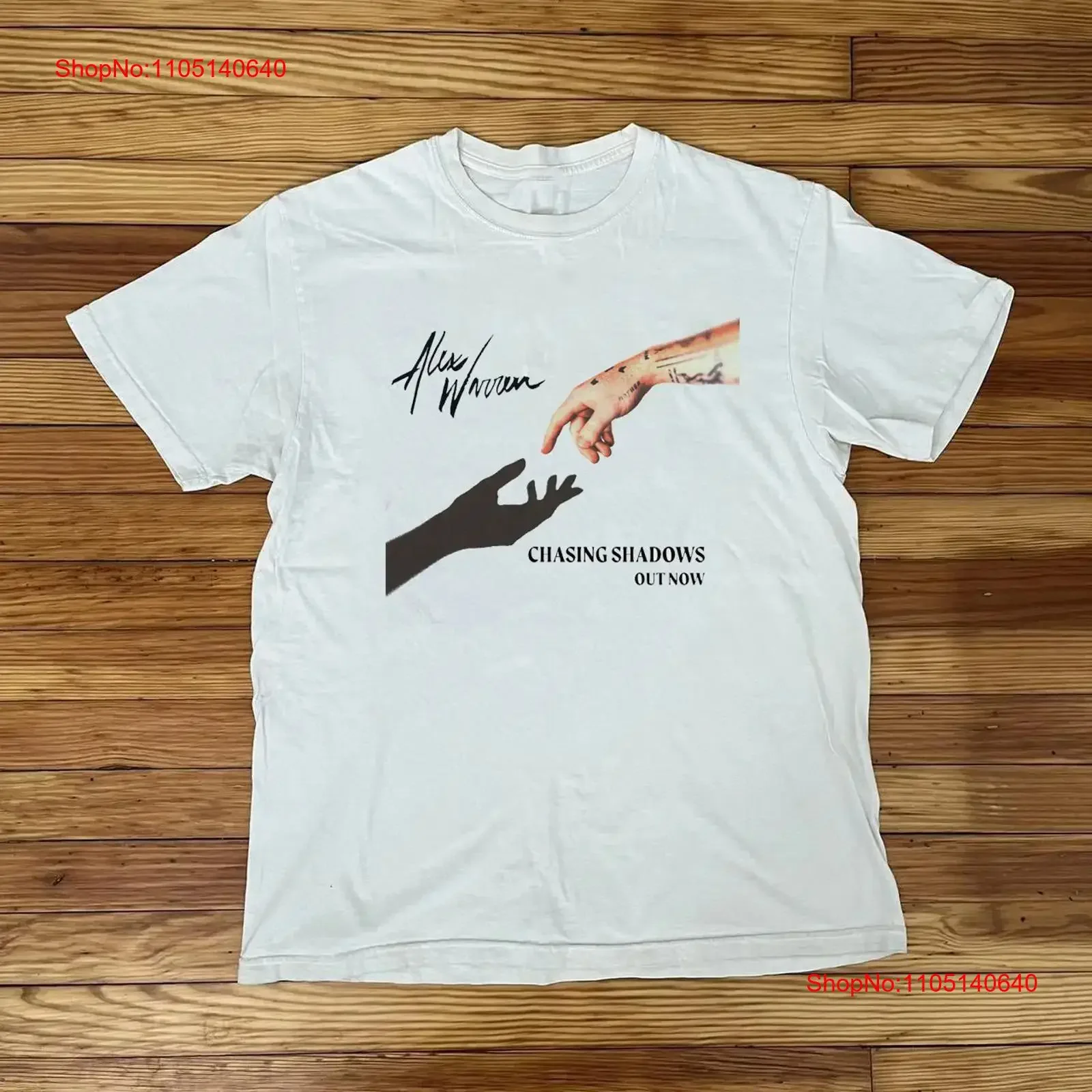 

НОВАЯ белая хлопковая футболка Alex Warren всех размеров S 5XL для любителей HRB321, винтажная стираная, слегка растянутая, повседневная мода