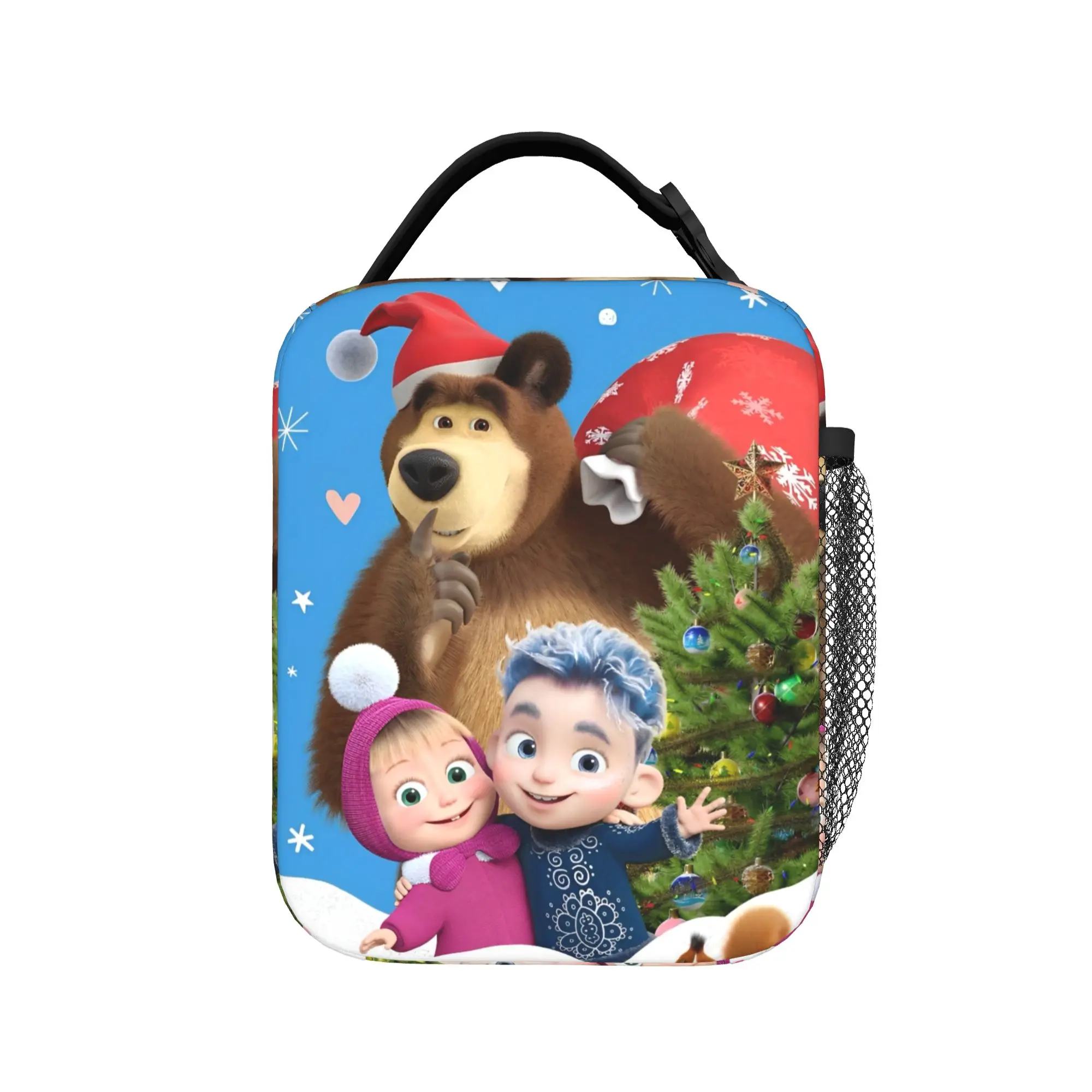M-Masha and Her Friends  Insulated Lunch Bag Leakproof Reusable Thermal Bag Tote Lunch Box Work  Picnic Bento Pouch