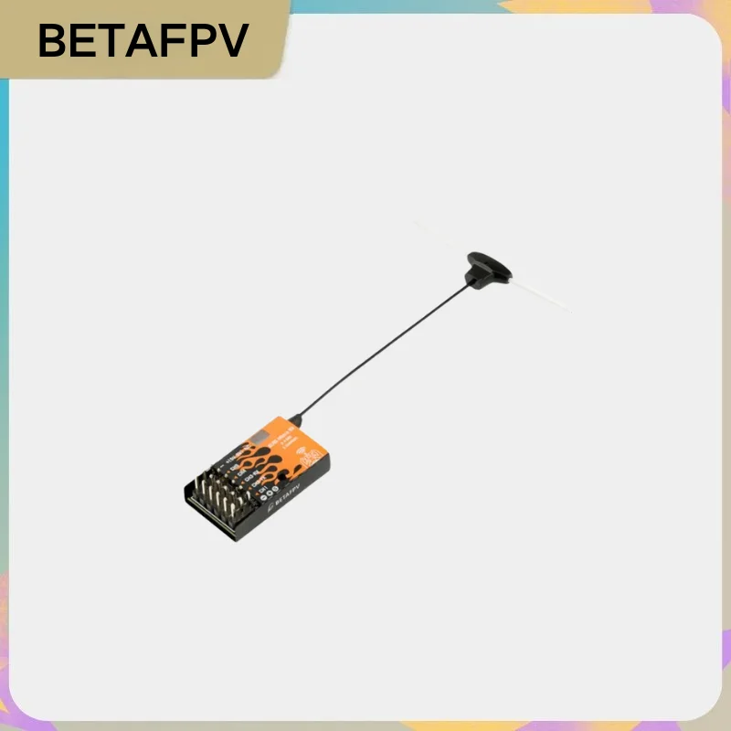 BETAFPV ELRS Micro Receiver RC 2.4G 5 Channel PWM/CRSF 5V~9V Output For Long-Distance Fixed-Wing Helicopter Ship Model Car DIY