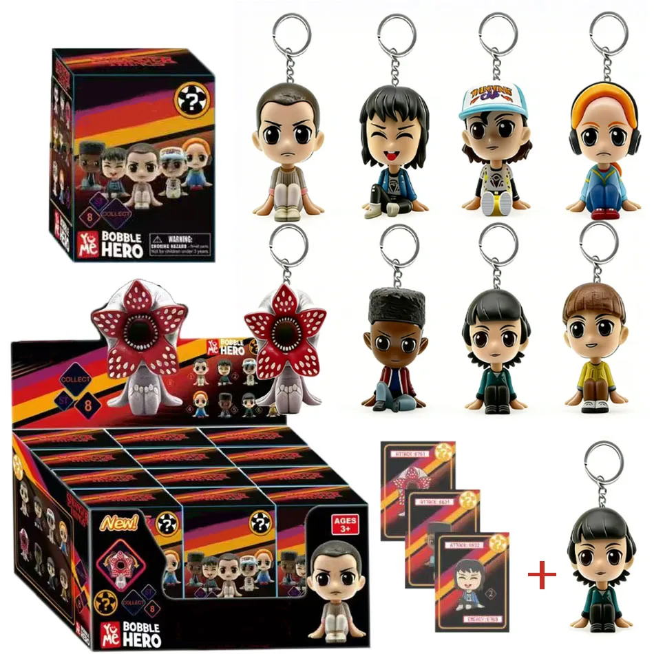 Figurki akcji 2026 New Strange Jane Hopper/Will Byers/Mike Wheeler, lalki, gadżety, modne breloczki, figurki akcji w blind boxie