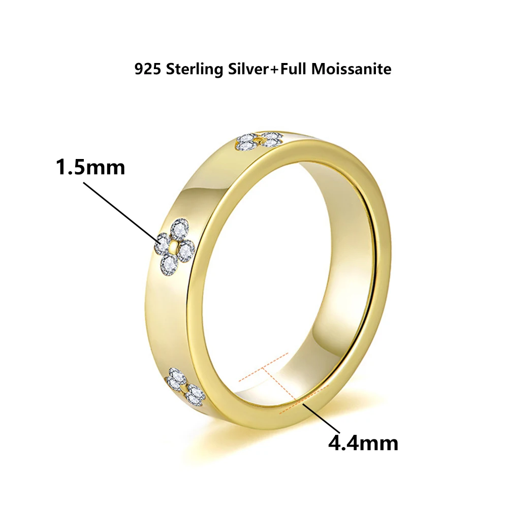 

2 карата оригинального серебряного кольца с муассанитом сияющей огранки S925, изысканные подарки для женщин, вечерние, юбилейные, день рождения, ювелирные изделия, подарок