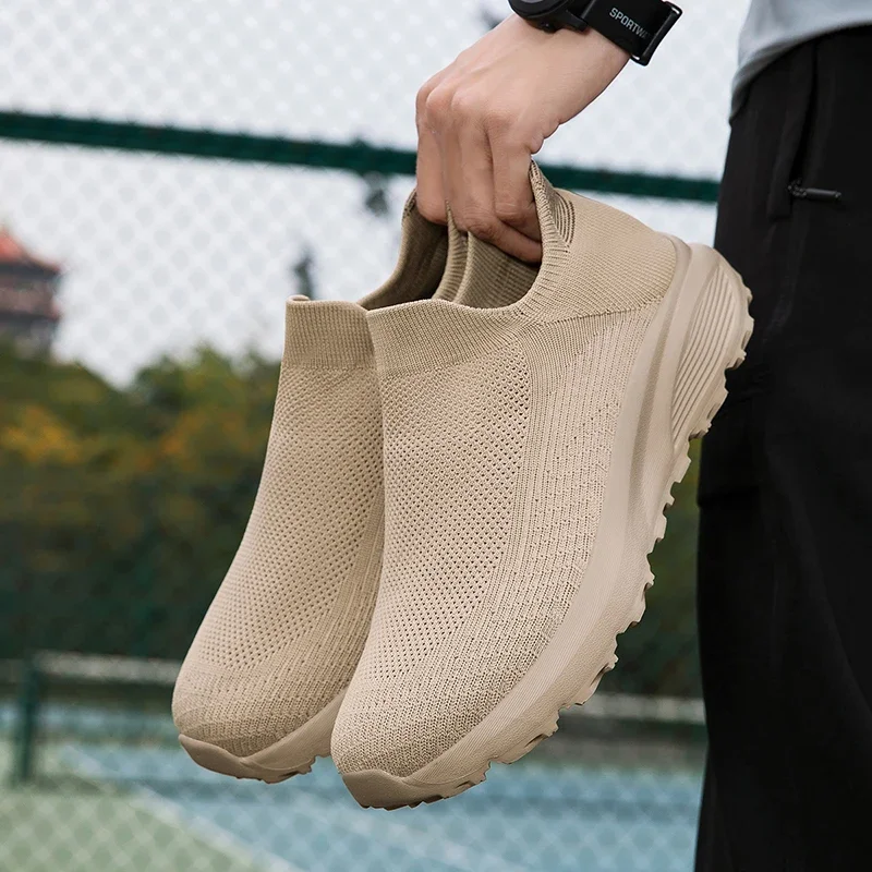 Summer Men's Casual Shoes Fashion Mesh Sneakers Comfort Ventilate Running Shoes for Man Lightweight Walking Shoes Zapatos Hombre