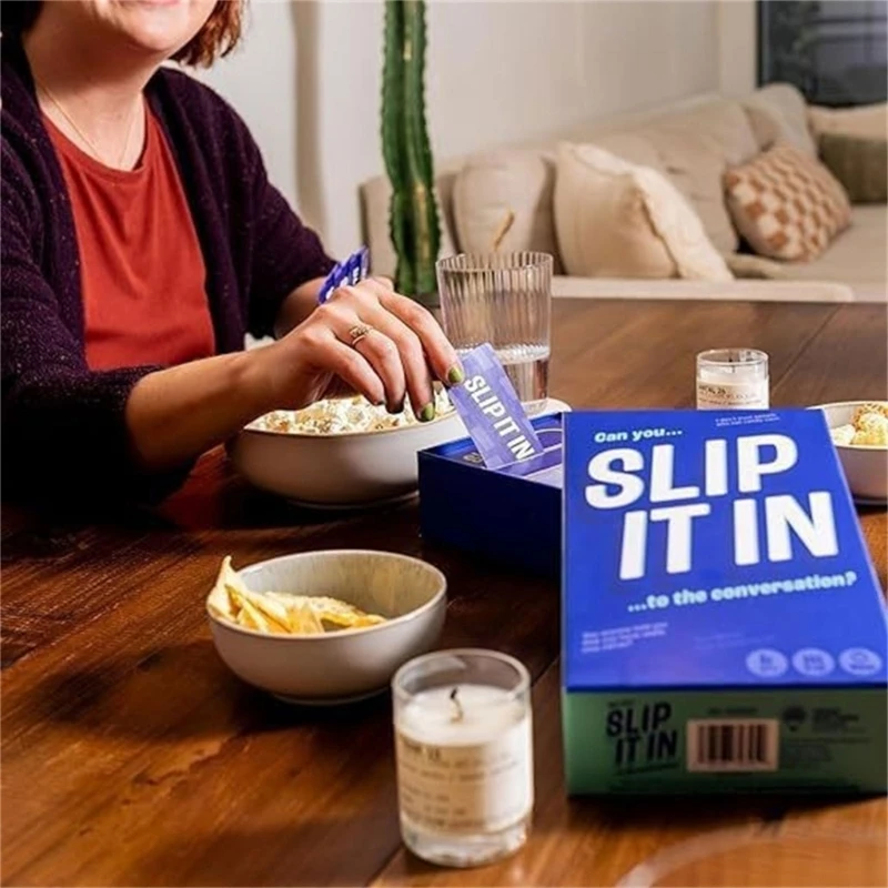 Interactief Slip It in-kaartspel voor feestplezier Entertainmentspel Spannende Slip It in Game Grappige competities