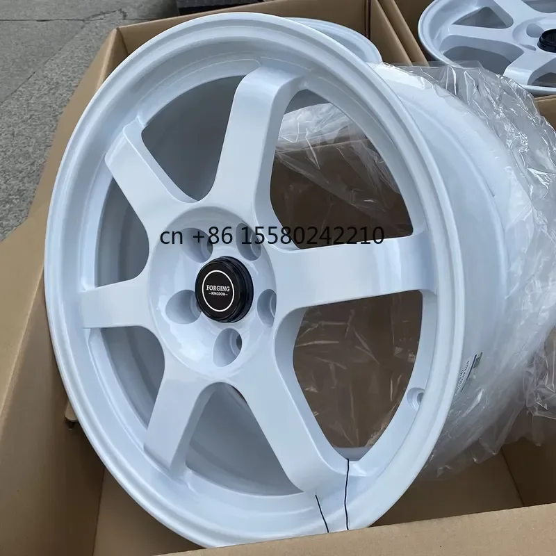 Custom TE37 Forged Wheel Hub 6061 T6 Aluminum Alloy 17 26 Inch 40mm Multi Spoke for FORGING KINGDOM 2 Year