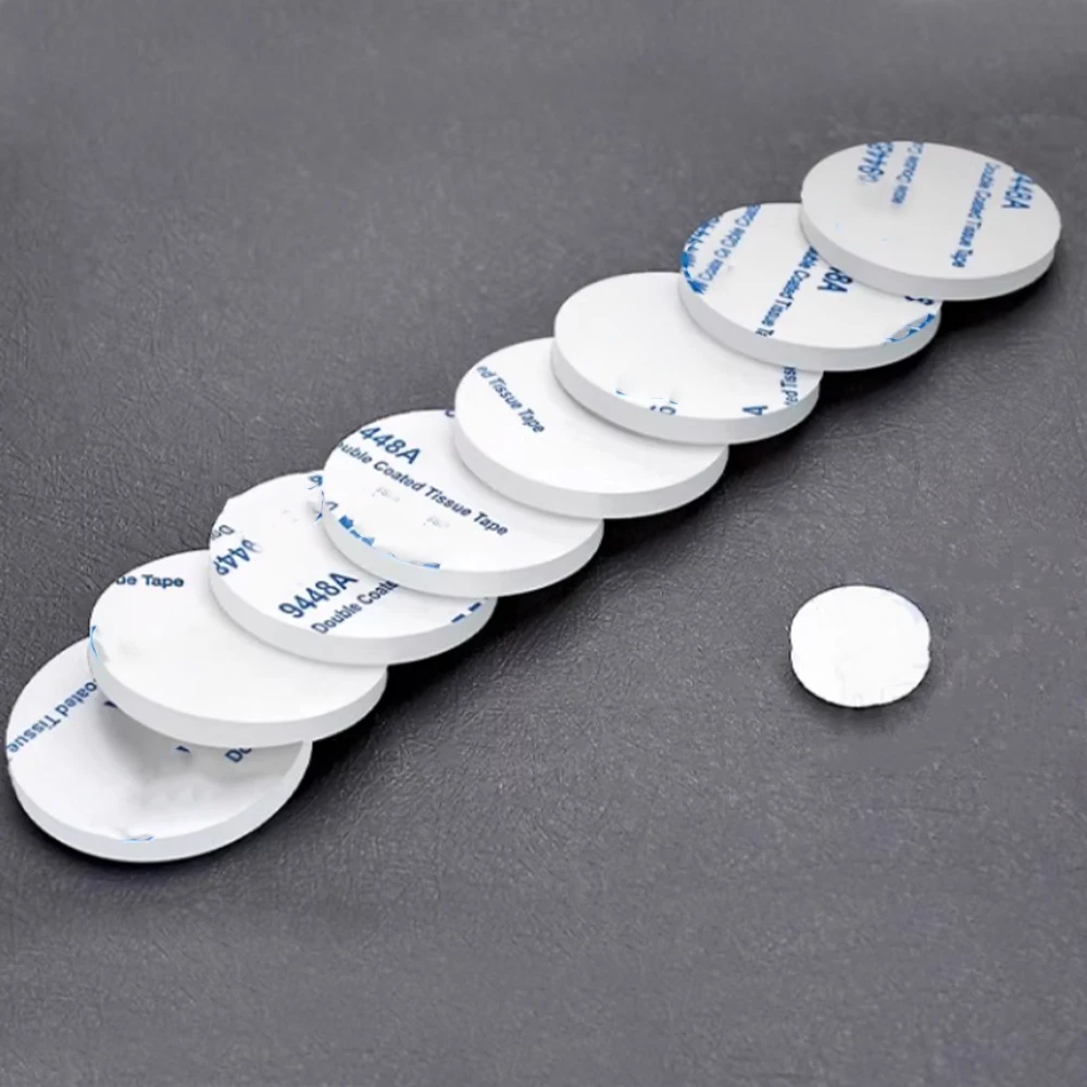 18-242Pc Dia 5mm-100mm White Round Silicone Spacer Thick 1/1.5-3mm Self Adhesive Backing Furniture Pads Cabinet Feet Leg Gaskets