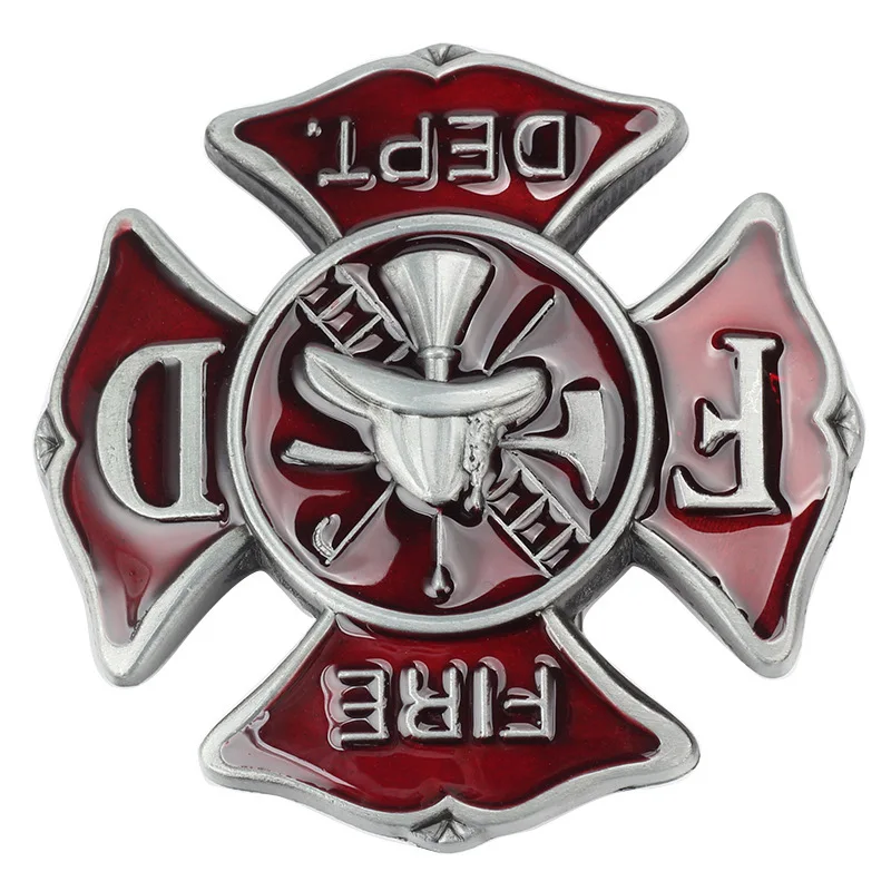 Belt Buckle Firefighter Fire Truck Fire Brigade Belt DIY Components  Handmade Belt Accessories  Waistband Buckle Fire emergency