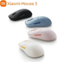 New Xiaomi Wireless Mouse 3 Bluetooth 2.4GHz Dual Mode 1200DPI High Precision Sensor Portable Silent Mouse Support Windows/macOS