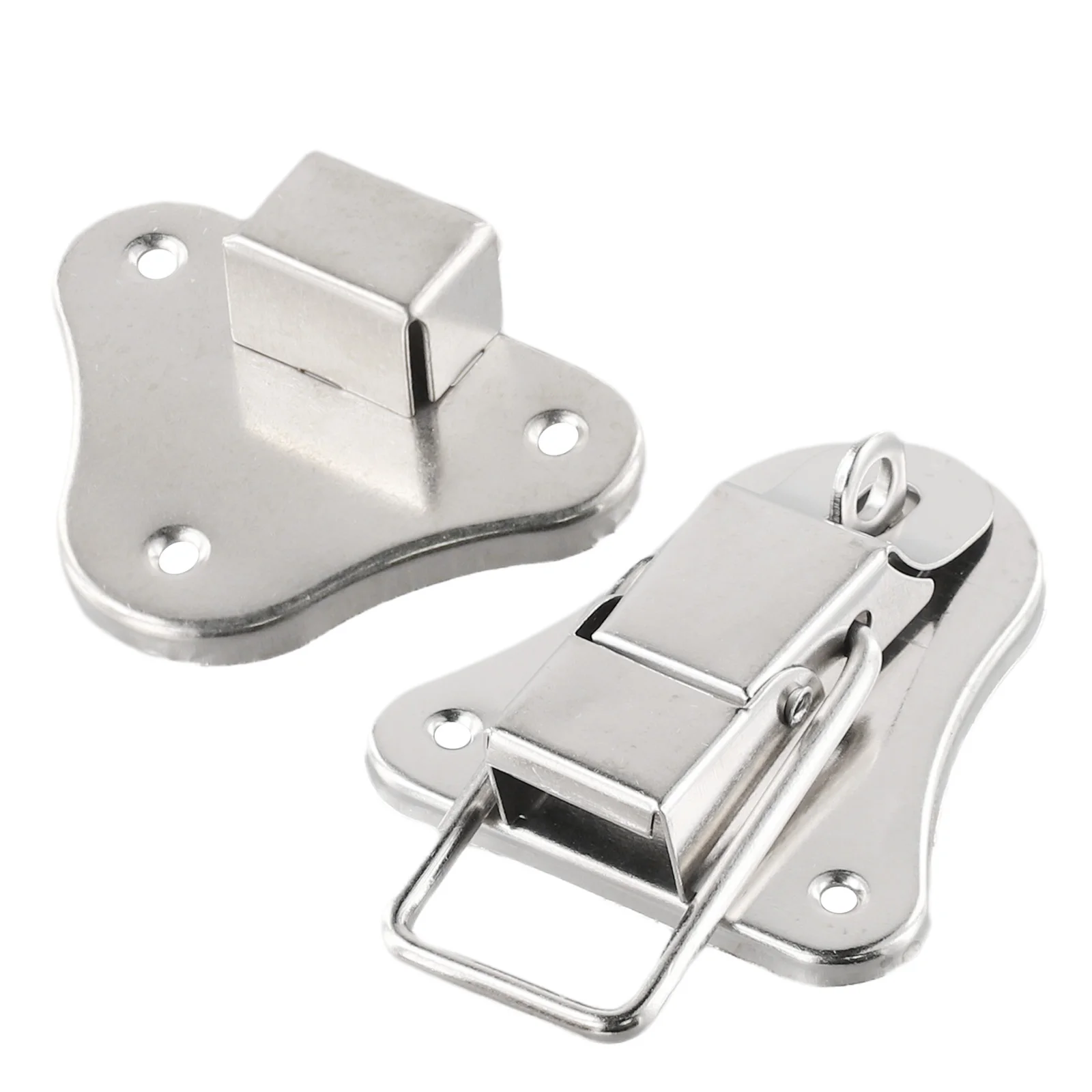 1 Juego de cerrojos para cajas de madera de joyería Vintage, pestillos para cajones, maletas decorativas, pestillo con hebilla, herrajes para muebles