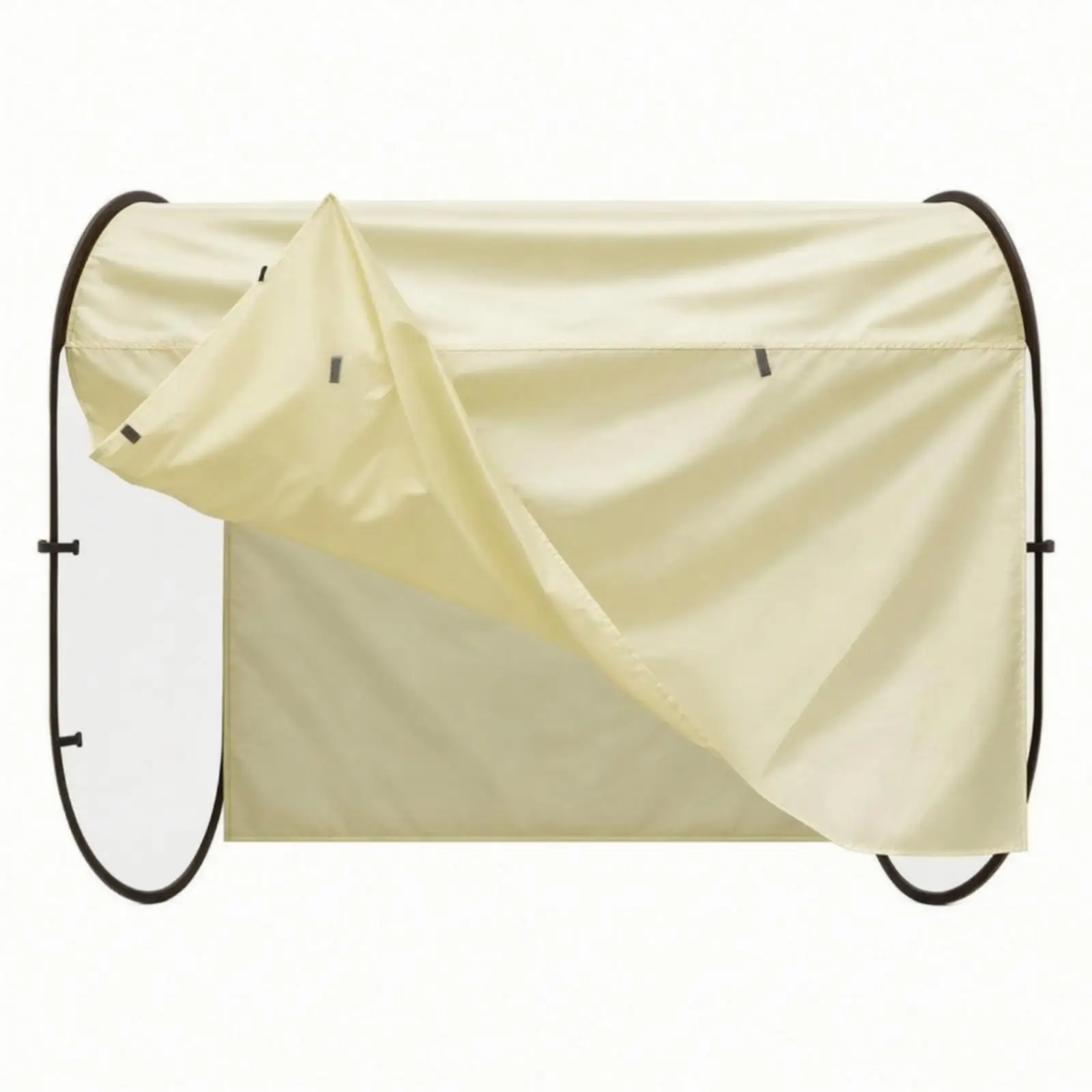 Hanging Laundry Cover Ventilated Laundry Cover with Mesh Panels Breathable Clothes Protector for Balcony, Patio, Backyard