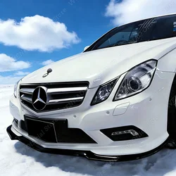 3PCS Front Bumper Lip Splitter Spoiler Diffuser Body Kits For Mercedes Benz E class Coupe C207 W207 AMG E300 E350 E500 2009-2012