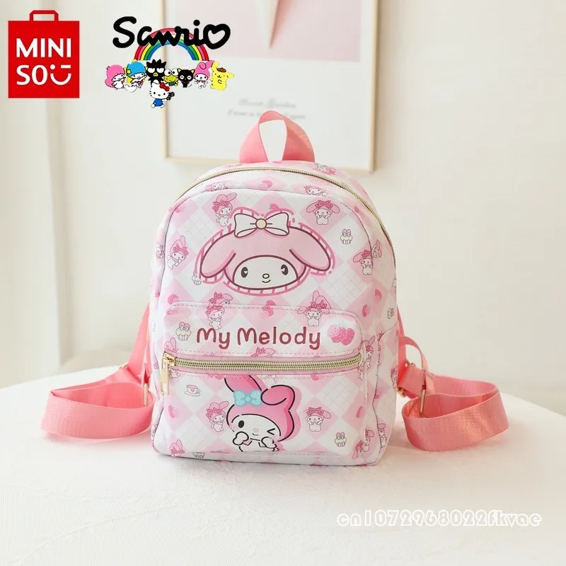 Miniso Sanrio Nieuwe Meisjes Rugzak Modieuze Hoge Kwaliteit Vrouwen Rugzak Cartoon Kleine Verse Schattige Kinderen Rugzak