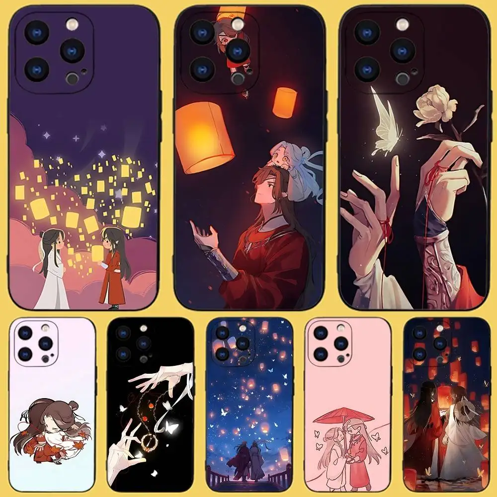 

H-Heaven officials blessing Phone Case For iPhone 17,16,15,14,13,12,11,Pro,Max,Plus,X,XS,SE4,E,Mini,Soft Black Case