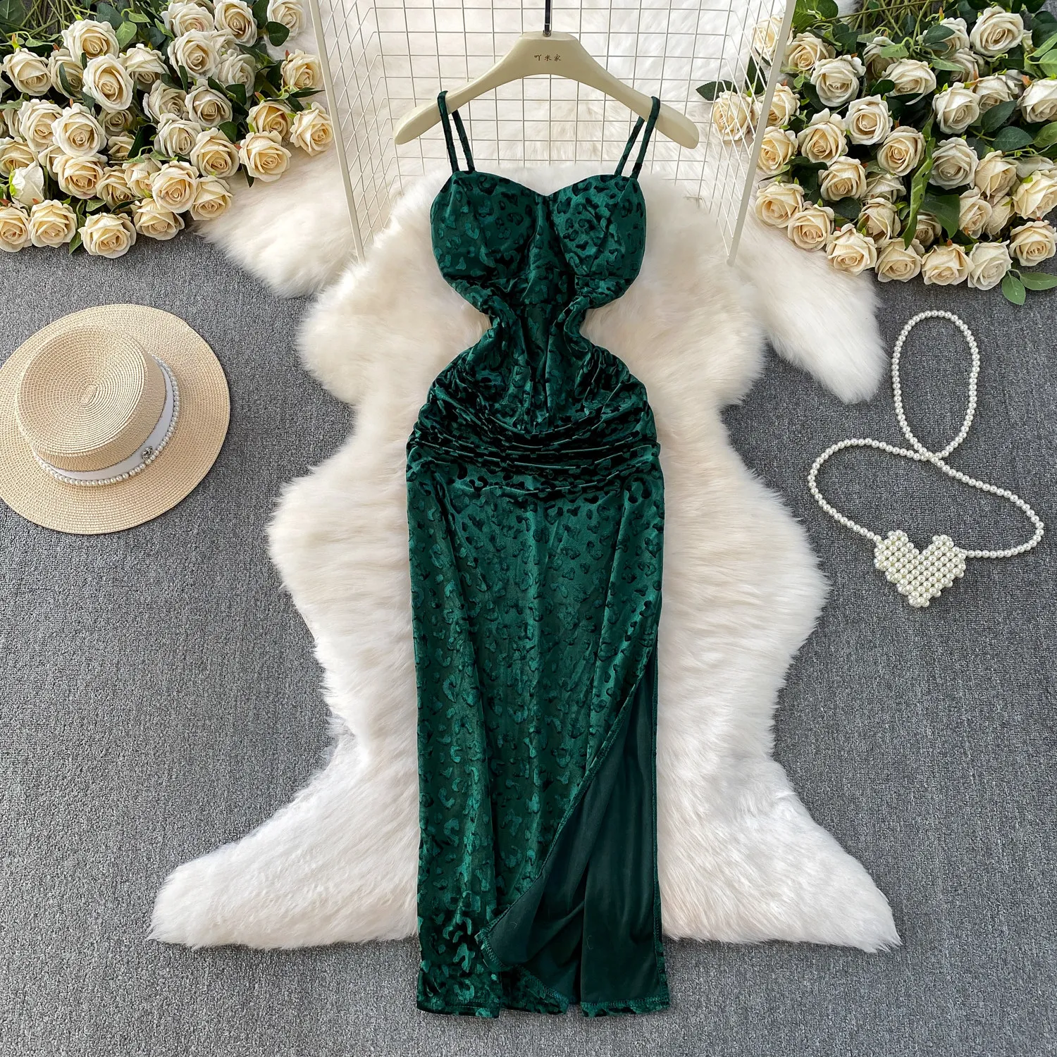 dress mini with Bubble Hem and Spaghetti Straps L Size:3X-Large this dress features a CC shimmer dresses Shop Luxury Designer Dresses