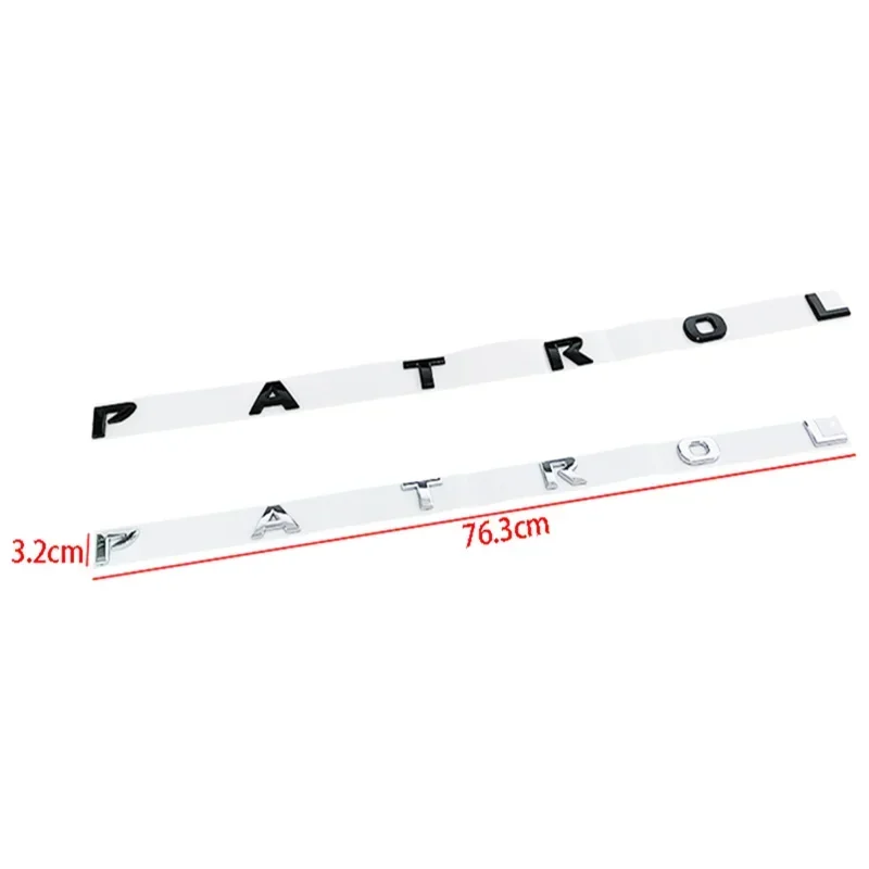 

ABS Car Front Hood Emblem Sticker Rear Trunk Decal for Nissan PATROL Badge Auto Exterior Accessories