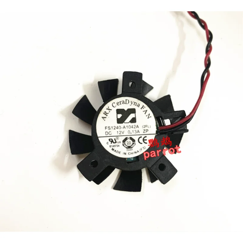 NEW Cooler Fan for ARX FS1240-A1042A 0.13A FS1240-A2042A 0.11A 12V Hole Pitch 26*26*20 Diameter 36mm Graphics Card Cooling Fan