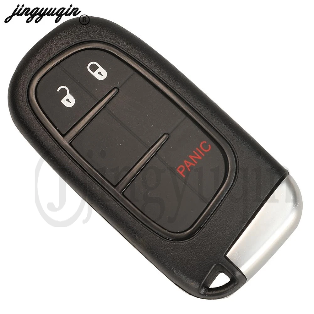 jingyuqin 2/3/4/5 Buttons 433Mhz Hitag-AES 4A Pcf7938x Chip Car Remote Smart Key for Jeep Cherokee Durango KeylessGo fob GQ4-54T