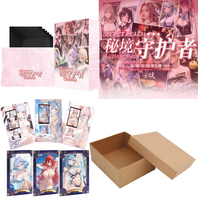 

Wholesales Goddess Story Collection Cards Booster Box Secret Garden Secret Guardian Wave 5 Rare Anime Girls Trading Cards