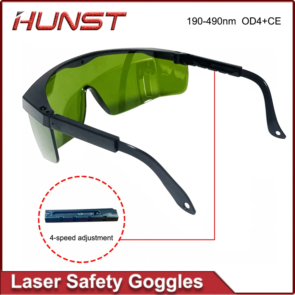 Lunettes de sécurité laser infrarouges HUNST IPL Beauty 190-490nm OD4 + CE lunettes de protection