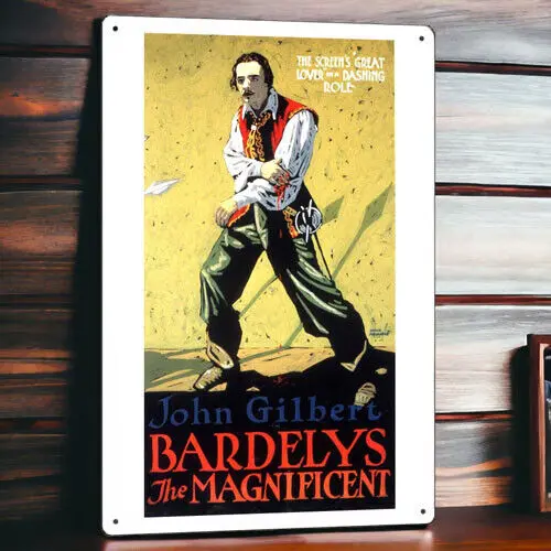 Bardelys the Magnificent Metal Movie Poster Tin Sign Plaque Film 8