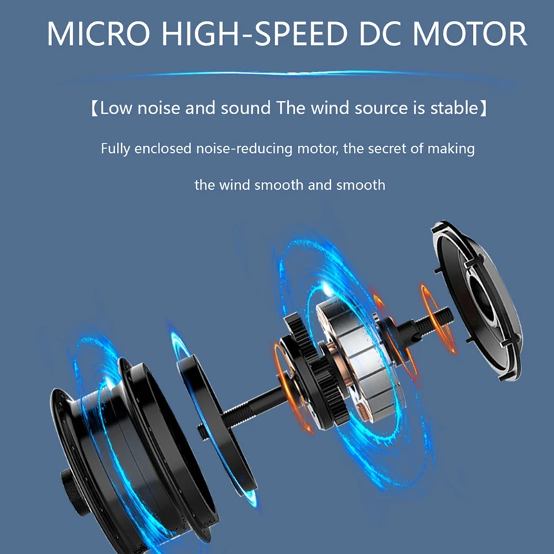 Camping Fan Light Rechargeable Fan USB Powered Fan With Light &Hook Tent Fan For Camping Fan Multifunctional Table Fan