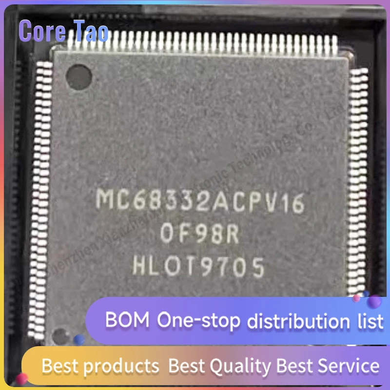 1PCS/LOT  MC68332ACPV16 MC68332ACPV MC68332 QFP144 Microcontroller chip