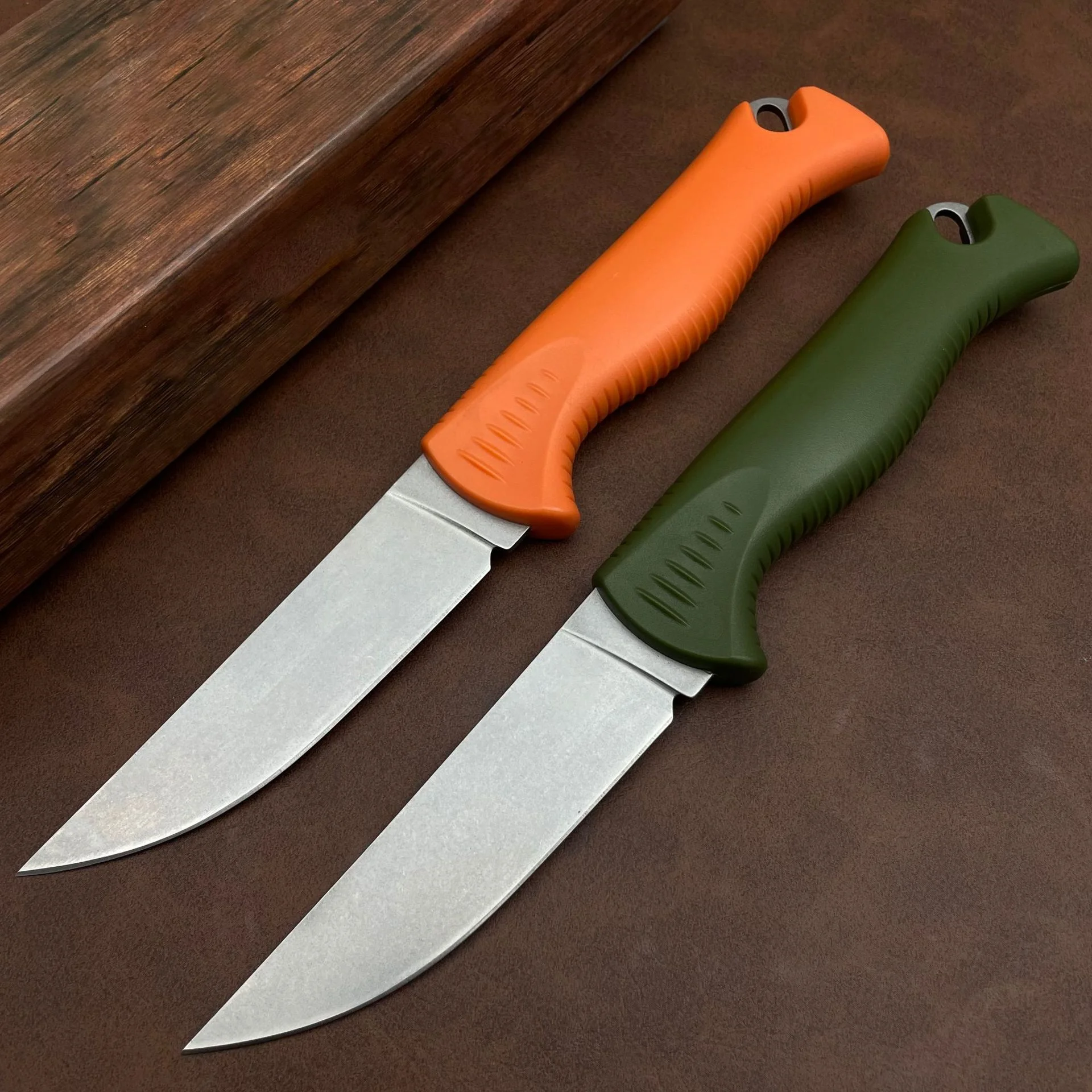 

Тактический универсальный прямой нож с лезвием D2, охотничий нож для кемпинга и кемпинга с портативным ножнам EDC, многоцелевой спасательный инструмент для джунглей