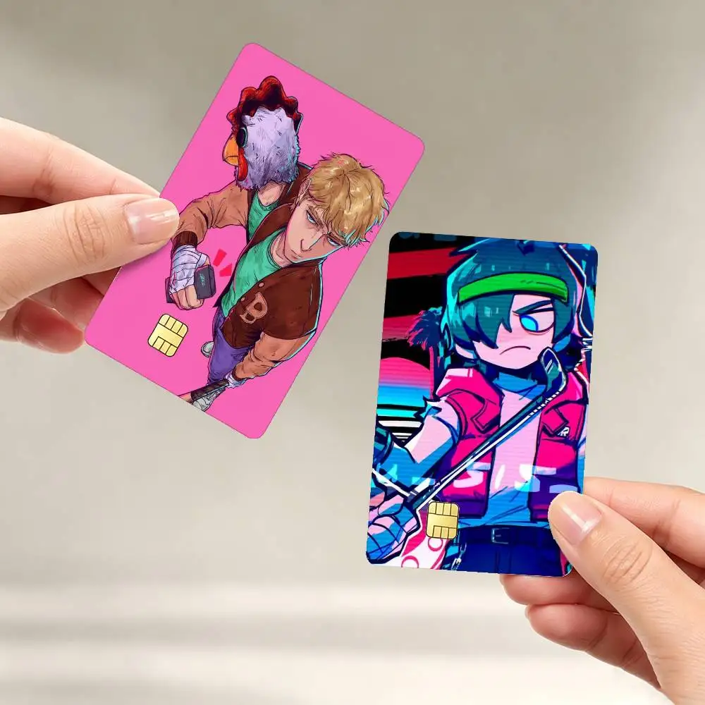 H-Hotline Miami Sticker Film Tape Skin for Credit Card Debit Card Waterproof Stickers