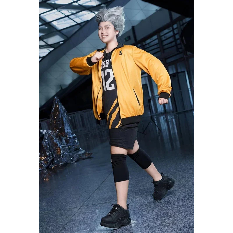 أزياء أنيمي Haikyuu التأثيرية MSBY Black Jackal زي نادي الكرة الطائرة هيناتا شويو كيوومي ساكوسا كوتارو بوكوتو ملابس رياضية