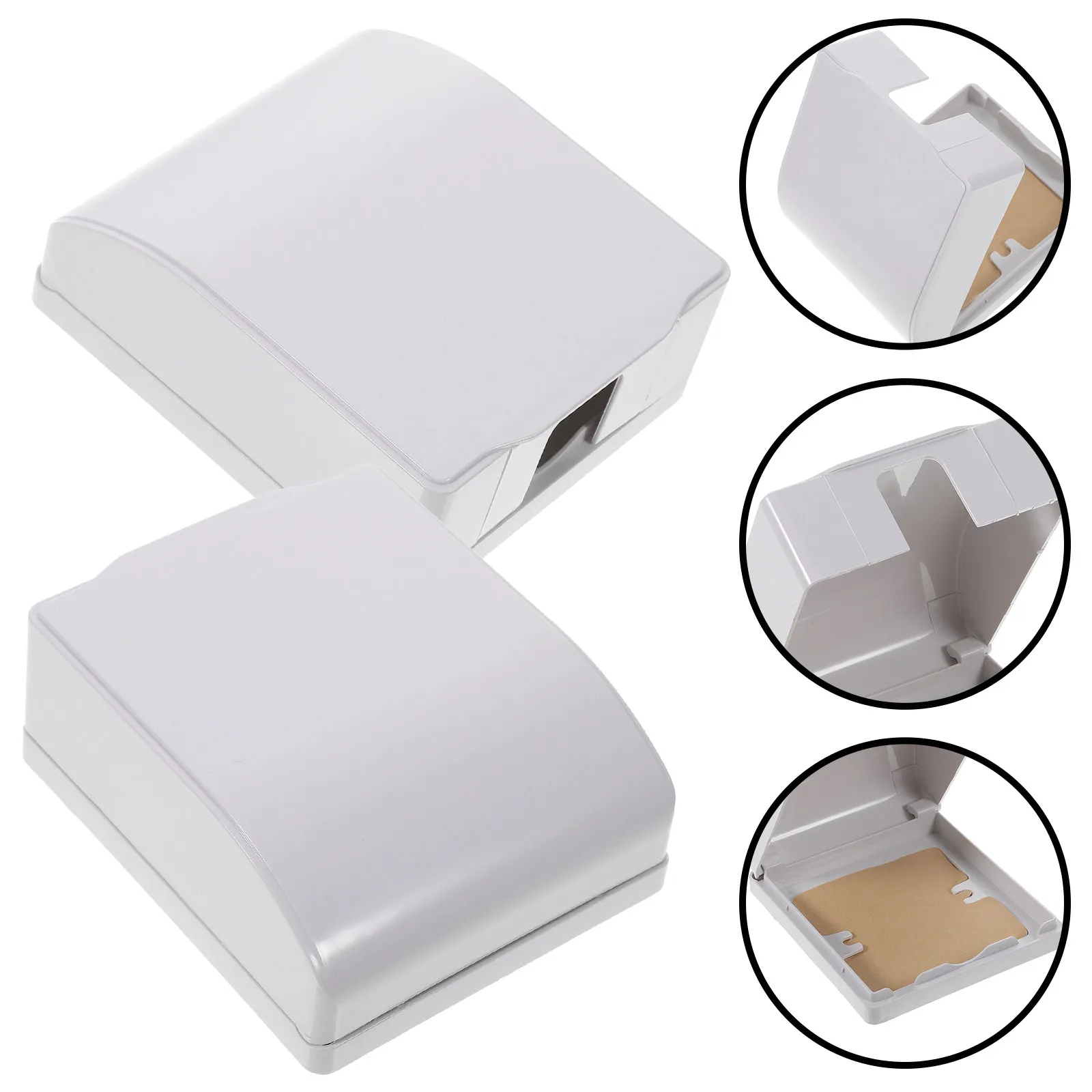 2Pcs Waterproof Whi…