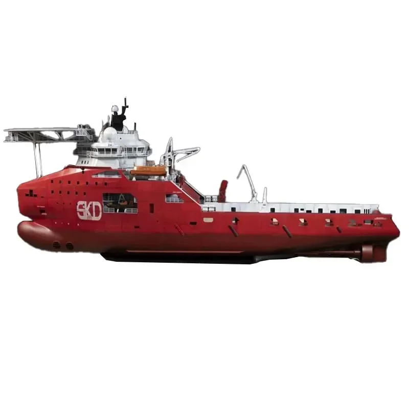 1/72 Ship Model Assembly Kit Simulation Ship Model RC Ship Model Finished Product SKD Offshore Work Ship Model Tugboat Model Toy