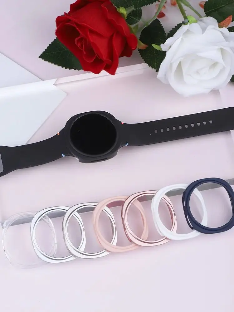 Robuste Schutzhülle für Samsung Galaxy Watch 8, 40 mm und 44 mm, mattes Design, Schutzabdeckung für Galaxy Watch 8, ausgehöhlte Schale, Zubehör. – Detail 1