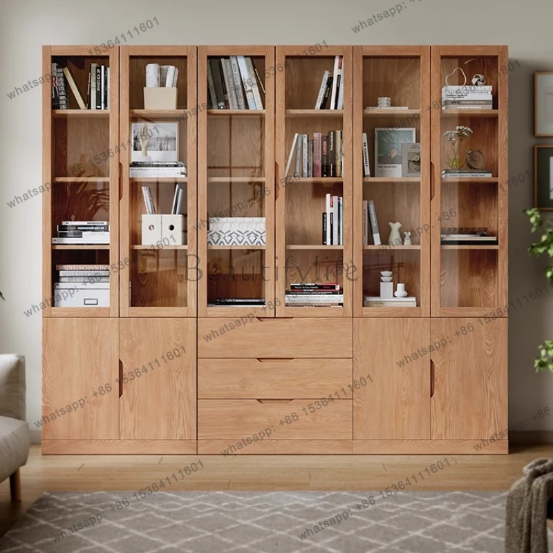 Living room shed shelves bookshelf shelf storage Wooden children's bookcases Library organizer Storage locker home furniture
